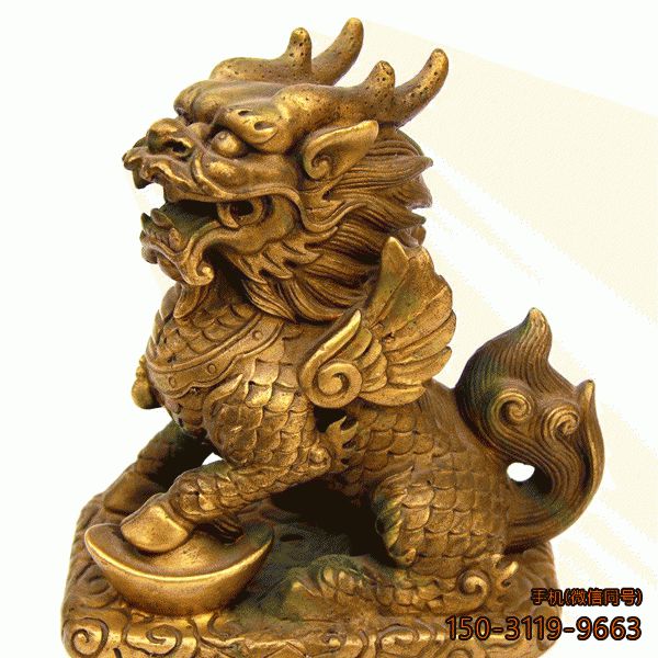 招財(cái)貔貅銅_企業(yè)風(fēng)水貔貅動(dòng)物擺件雕塑