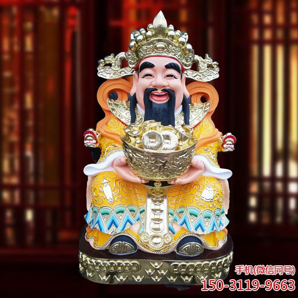 笑面文財神_玻璃鋼擺件廠家直銷元寶財神爺?shù)袼?>
                                <h2>笑面文財神_玻璃鋼擺件廠家直銷元寶財神爺?shù)袼?參數(shù)說明</h2>
                                                                        <table>
                                      <tr>
                                        <th>產(chǎn)品標題</th>
                                        <td>笑面文財神_玻璃鋼擺件廠家直銷元寶財神爺?shù)袼?/td>
                                      </tr>
                                      <tr>
                                        <th>發(fā)布時間</th>
                                        <td>2019-12-13 12:03</td>
                                      </tr>
                                      <tr>
                                        <th>價格</th>
                                        <td><span>電話咨詢</td>
                                      </tr>
                                                                              <tr>
                                          <th>制作材質</th>
                                          <td>玻璃鋼</td>
                                        </tr>
                                                                              <tr>
                                          <th>雕刻內容</th>
                                          <td>宗教、佛像</td>
                                        </tr>
                                                                              <tr>
                                          <th>其他</th>
                                          <td>彩繪</td>
                                        </tr>
                                                                          </table>
                                <h2>笑面文財神_玻璃鋼擺件廠家直銷元寶財神爺?shù)袼?詳細說明</h2>
                                <p>玉海雕塑是一家綜合性的雕塑公司，擁有多款笑面文財神雕塑模型，可加工定制多種笑面文財神雕塑，支持材質、樣式、風格、尺寸大小等方面的調整修改定制。我們所加工制作的笑面文財神雕塑質優(yōu)價廉，遍布全國多個省市地區(qū)，想要了解更多案例圖片，請電話或微信咨詢。材質、大小、樣式等都可以按需定制，還可根據(jù)您提供給的笑面文財神雕塑樣圖進行制作！如有相關需求，歡迎致電（微信同號）：<span>150-3119-9663</span></p>
                                                                <div   class=