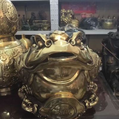 廣場金蟾銅雕的作用是啥？