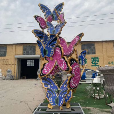 戶外大型彩繪蝴蝶公園景觀有什么寓意？