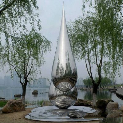 不銹鋼水滴，雨滴景觀雕塑