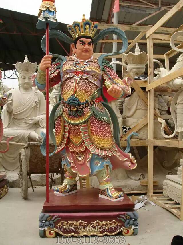 景區(qū)大型玻璃鋼人物景觀(guān)天王雕塑