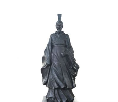 屈原雕塑-觀光景區(qū)擺放鑄造青銅愛國(guó)詩(shī)人屈原雕塑