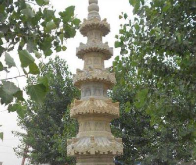 景區(qū)園林多層大理石塔景觀(guān)石雕