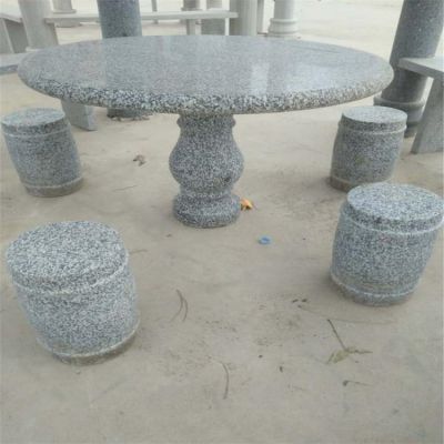 門口石材石桌石凳是怎么制作出來的？