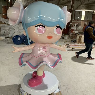 游樂場(chǎng)網(wǎng)紅店鋪玻璃鋼卡通人物擺件