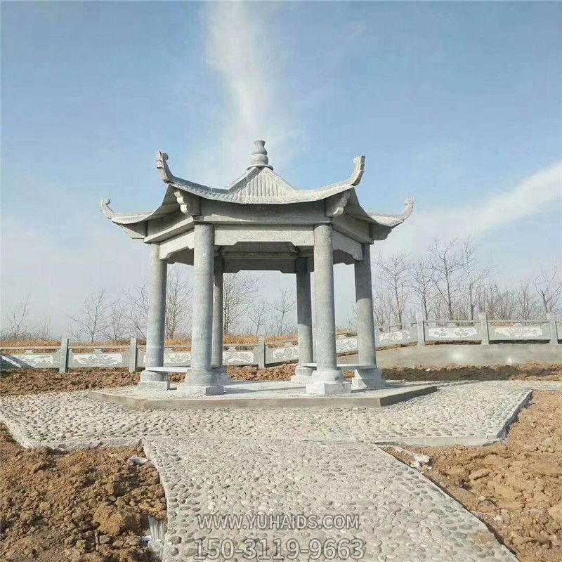 戶(hù)外公園景觀大型六角休閑涼亭雕塑