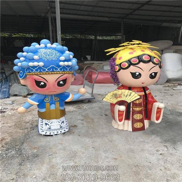 玻璃鋼彩繪商場(chǎng)戶外美陳擺件裝飾品雕塑