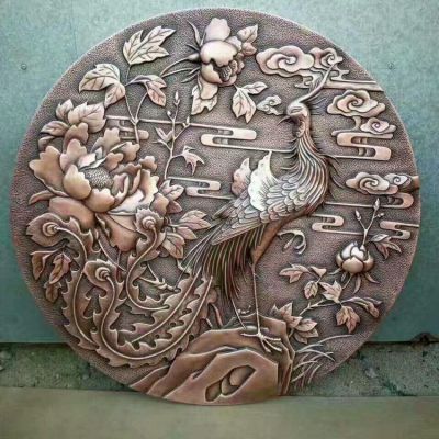 銅雕浮雕戶外園林景觀壁畫(huà)雕塑