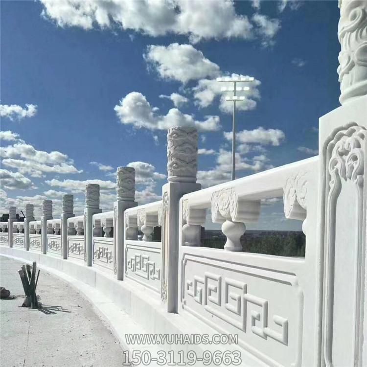 大理石石雕戶(hù)外街道護(hù)欄雕塑
