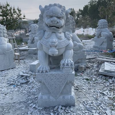 北方石獅子，傳統(tǒng)獅子大理石石雕