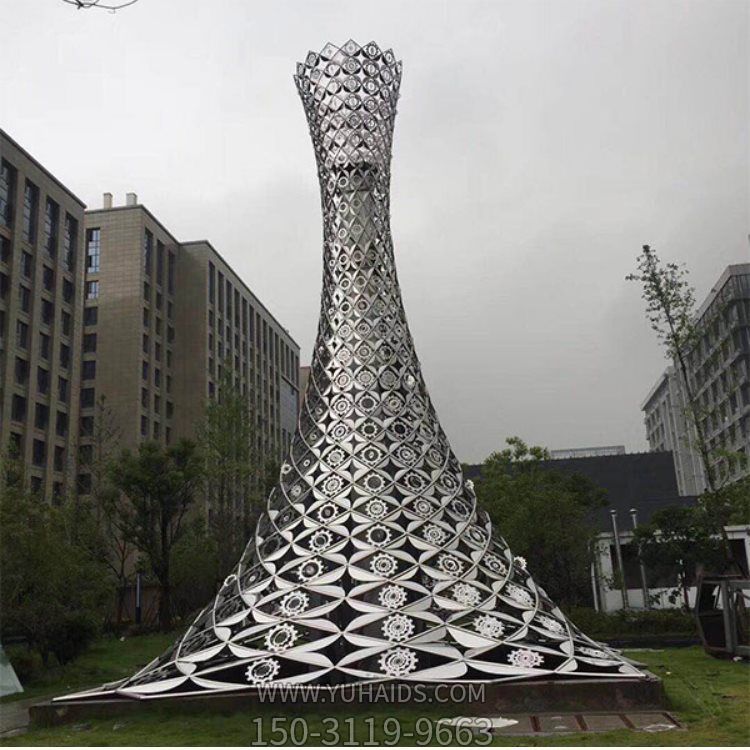 大型不銹鋼城市雕塑 廣場(chǎng)鋼結(jié)構(gòu)造型園林景觀
