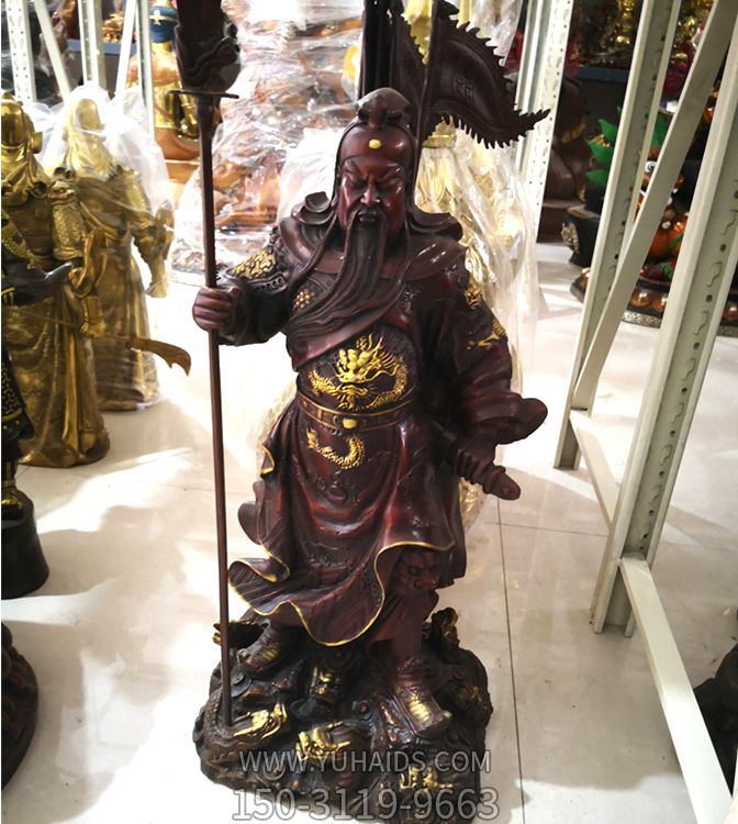景區(qū)戶(hù)外大型景觀(guān)銅雕關(guān)公雕塑