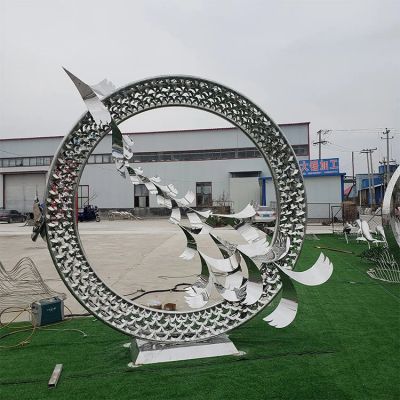 廣場(chǎng)不銹鋼鴿子雕塑是怎么制作出來(lái)的？