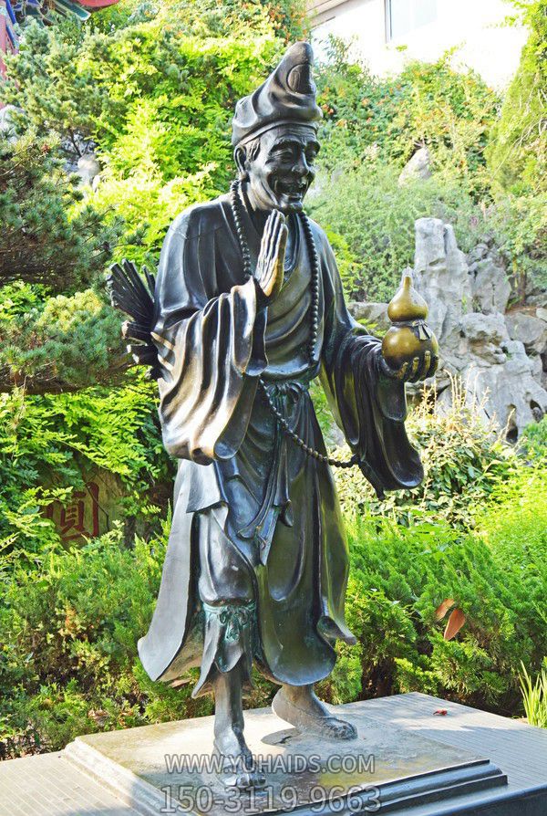 戶(hù)外園林大型仿真人物不銹鋼銅雕濟(jì)公雕塑 戶(hù)外園林大型仿真人物不銹鋼銅雕濟(jì)公雕塑