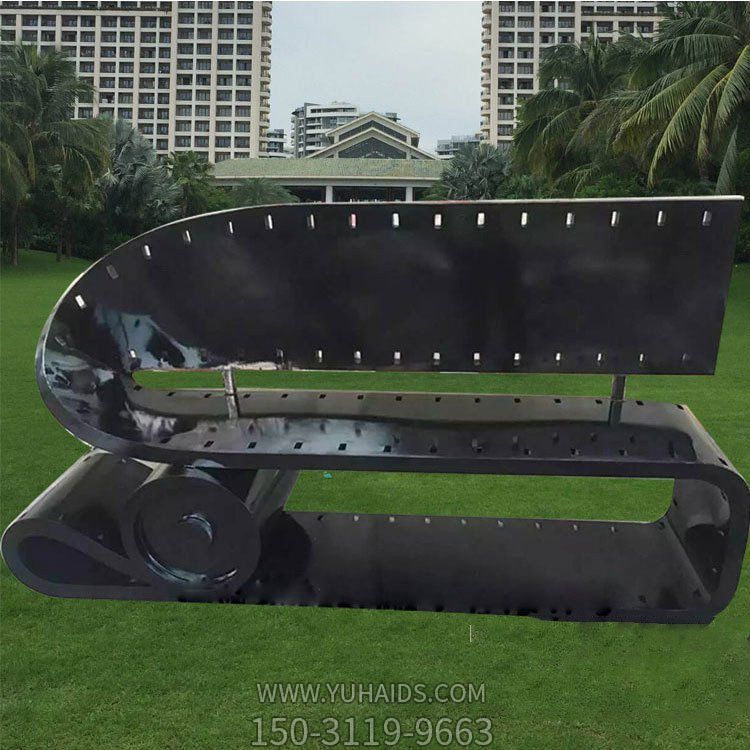 公園戶(hù)外不銹鋼創(chuàng)意座椅雕塑